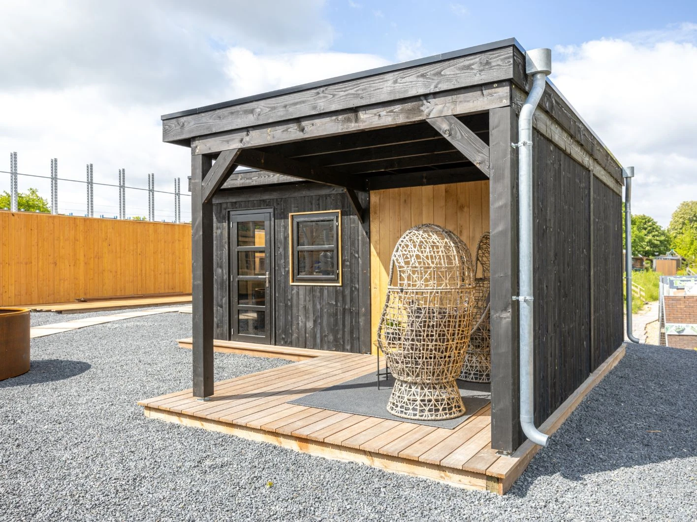 Douglas overkapping, L-model, 600 x 600, Westwood Comfort - Afbeelding 3